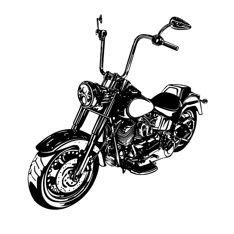 Motorrad Chopper