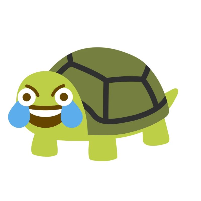 Lit Turtle - Turtle Emoji Meme