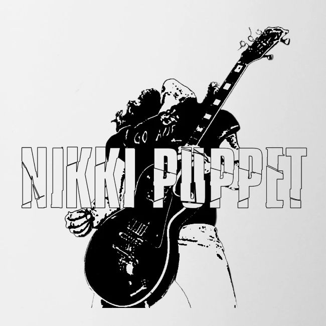 NP gitarrist Logo weiss