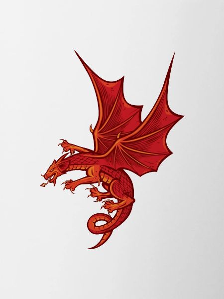 Impressive Red Dragon
