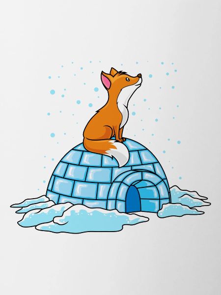 fuchs iglu winter ploar comic