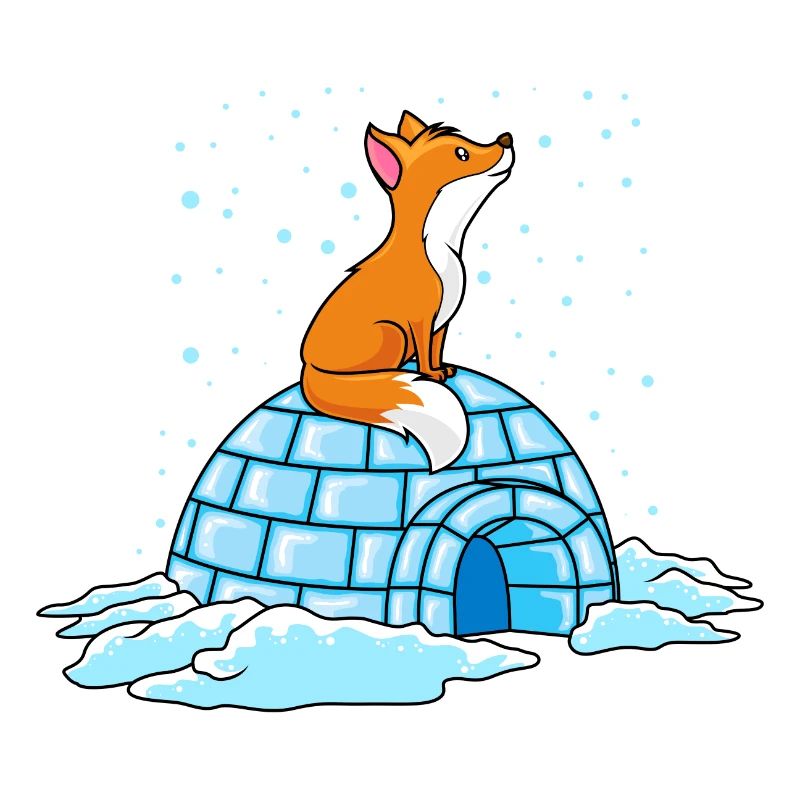 fuchs iglu winter ploar comic