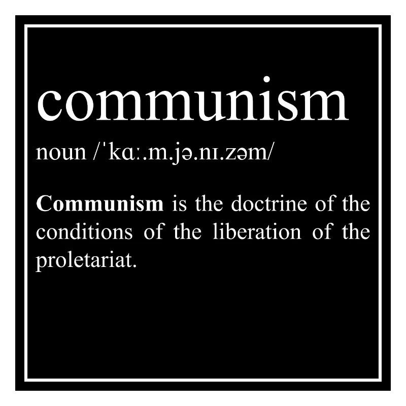 communism, noun dictionary entry