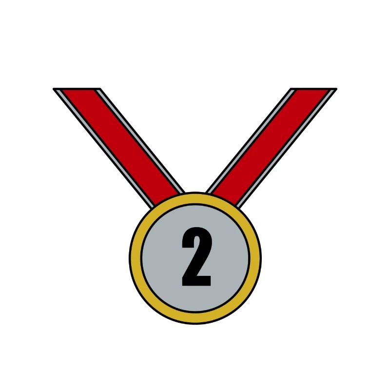2nd place medal