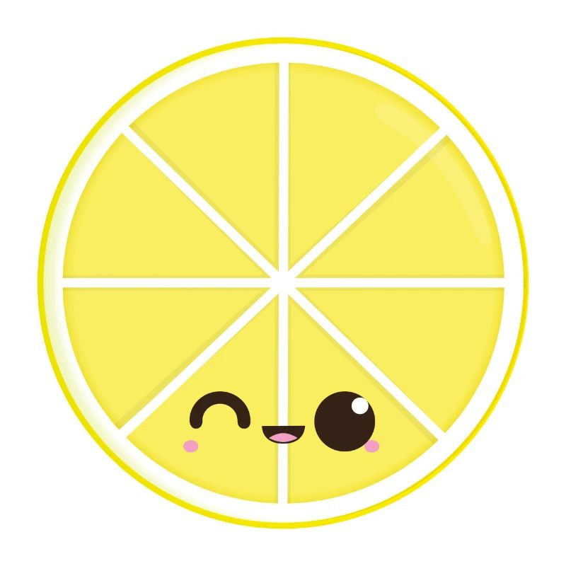 Kawaii lemon slice