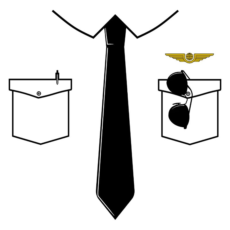 Pilot Anzug Krawatte - Scherz