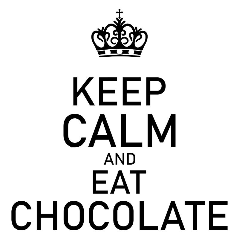 Manger du chocolat drôle de chocolat disant cadeau