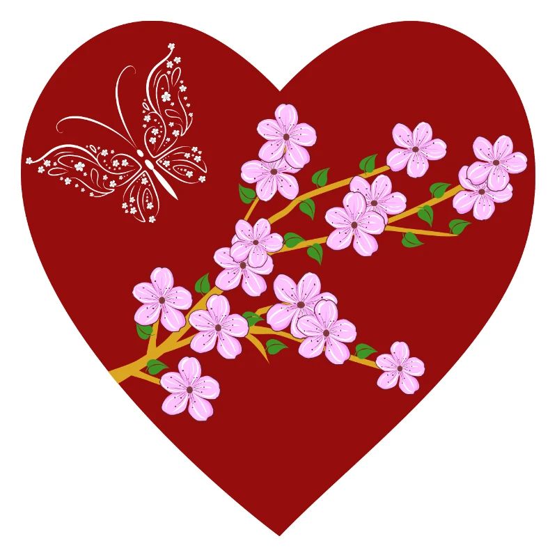 Papillon fleur de cerisier