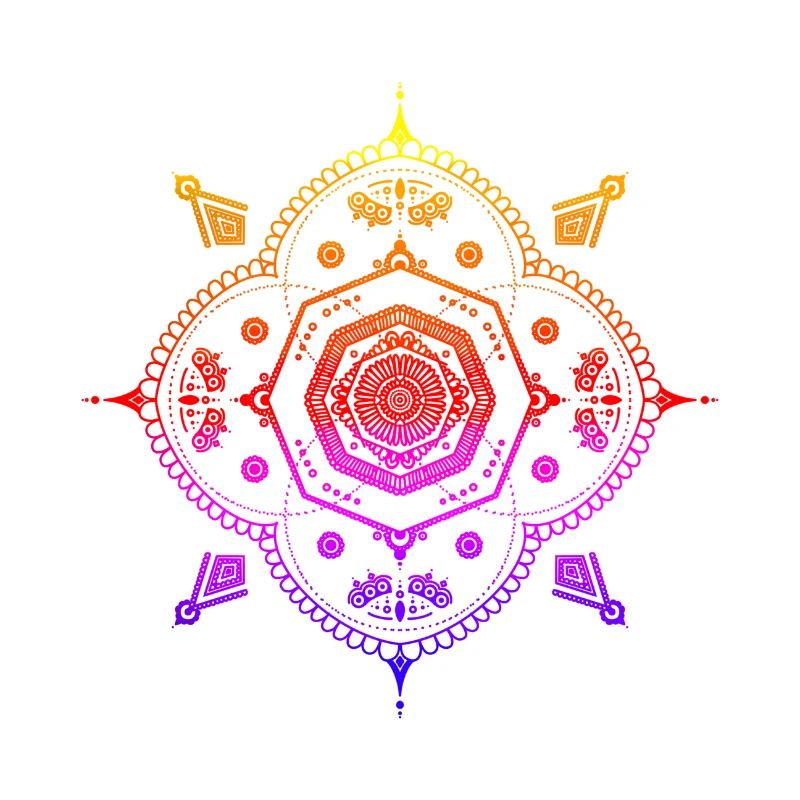 Mandala Boho Mandala Style modèle bohemian