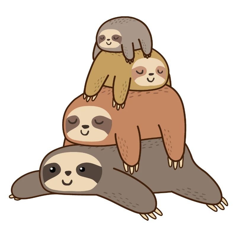 Sloth Lazy Sleeping Hats