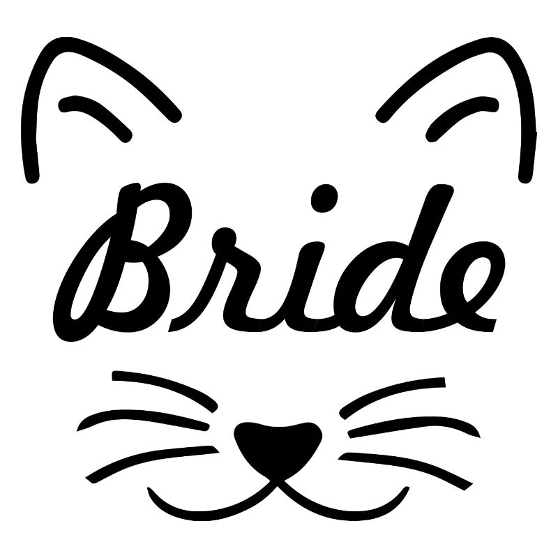 Bride Katze Ehe Geschenk Bräutigam Hochzeit