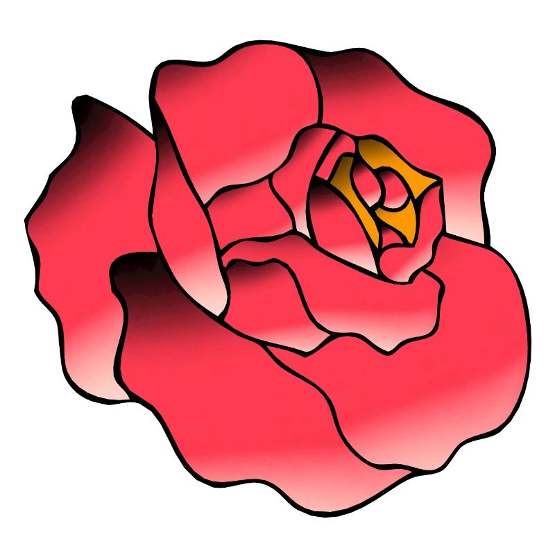 rose fleur dessin