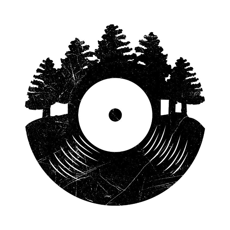 Record Forest Music Lovers Retro Gift