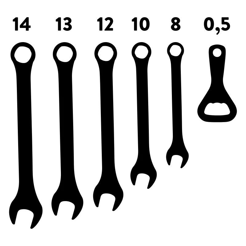 Principaux outils Ouvre-bouteilles 0,5