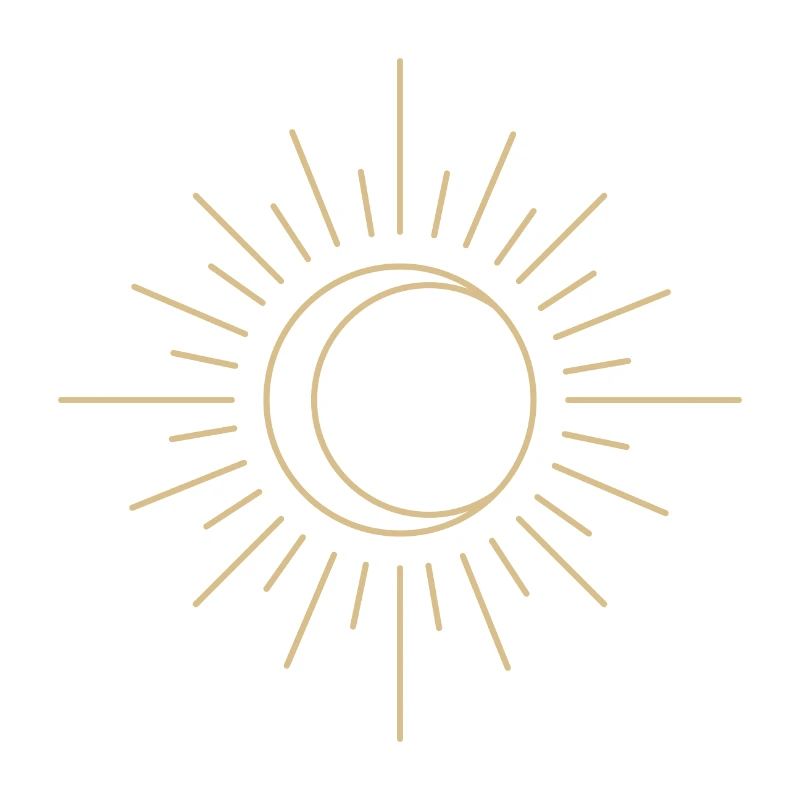 moon and sun