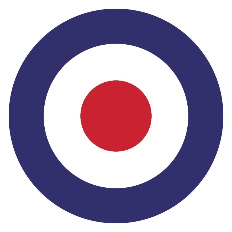 England Flag Round Target