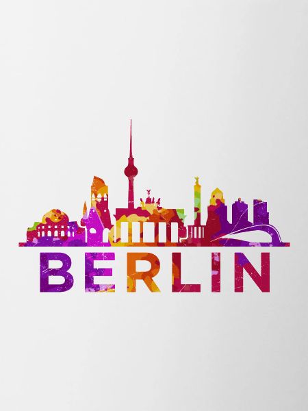 Berlin Skyline Impression Souvenir Geschenkidee