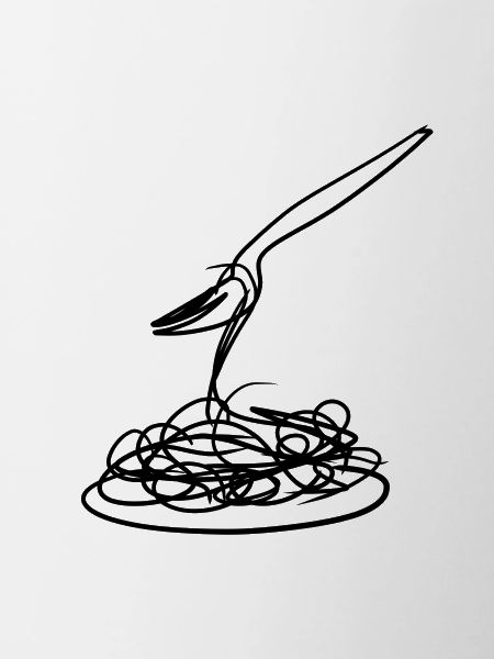 eat spaghetti