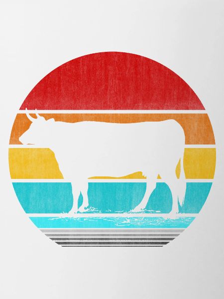 vache vinatge rétro