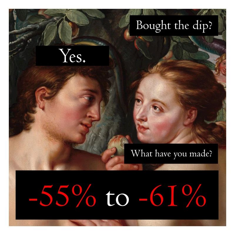 Bought the Dip. What have you made? -61%