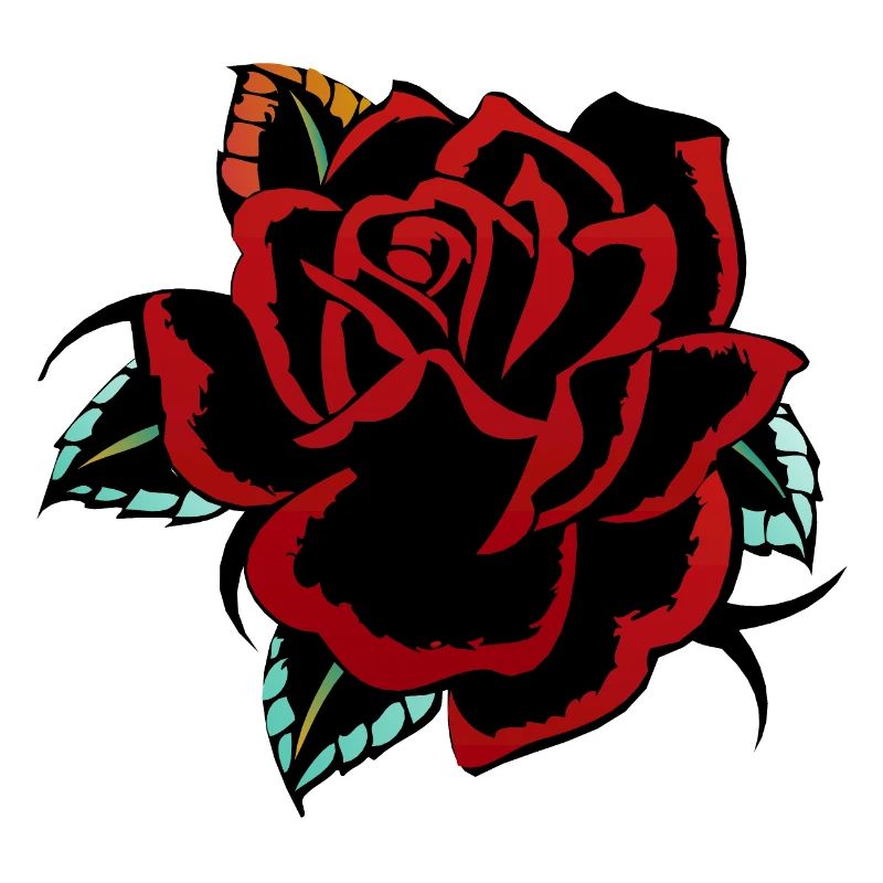 fleur rose tattoo