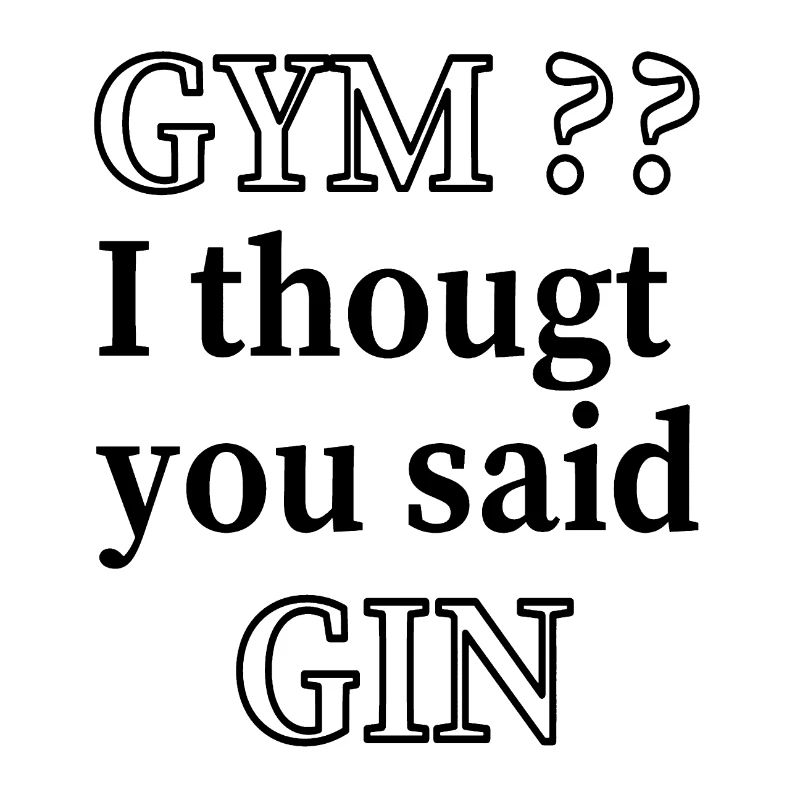 Gym vs. Gin - funny, funny