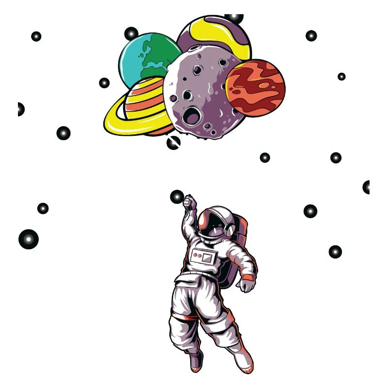 Astronaute avec ballons
