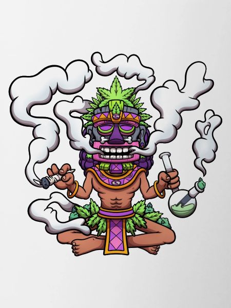 High Man With Tiki Mask