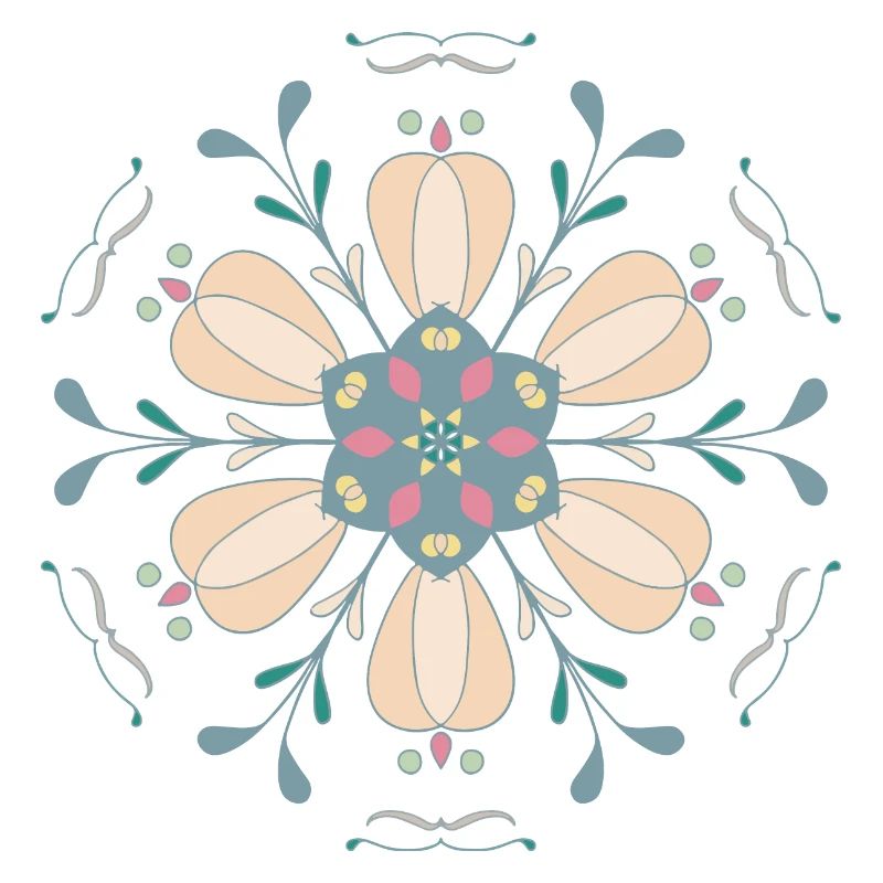 Mandala in boho style