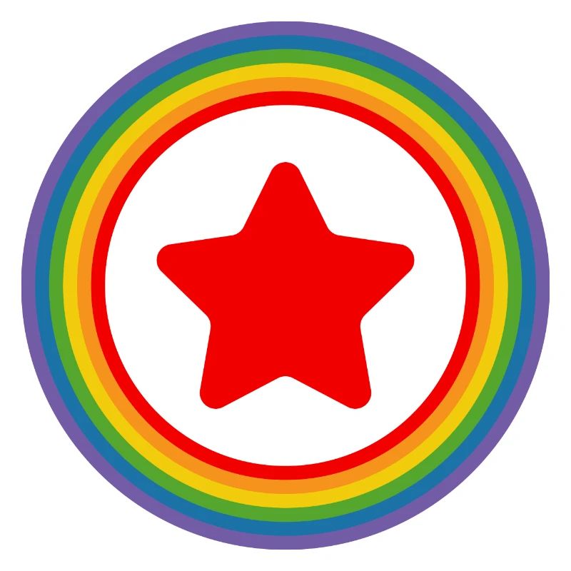 Regenbogen round stern