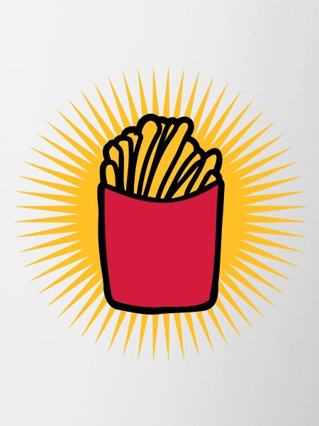 Strahlen Pommes Frites