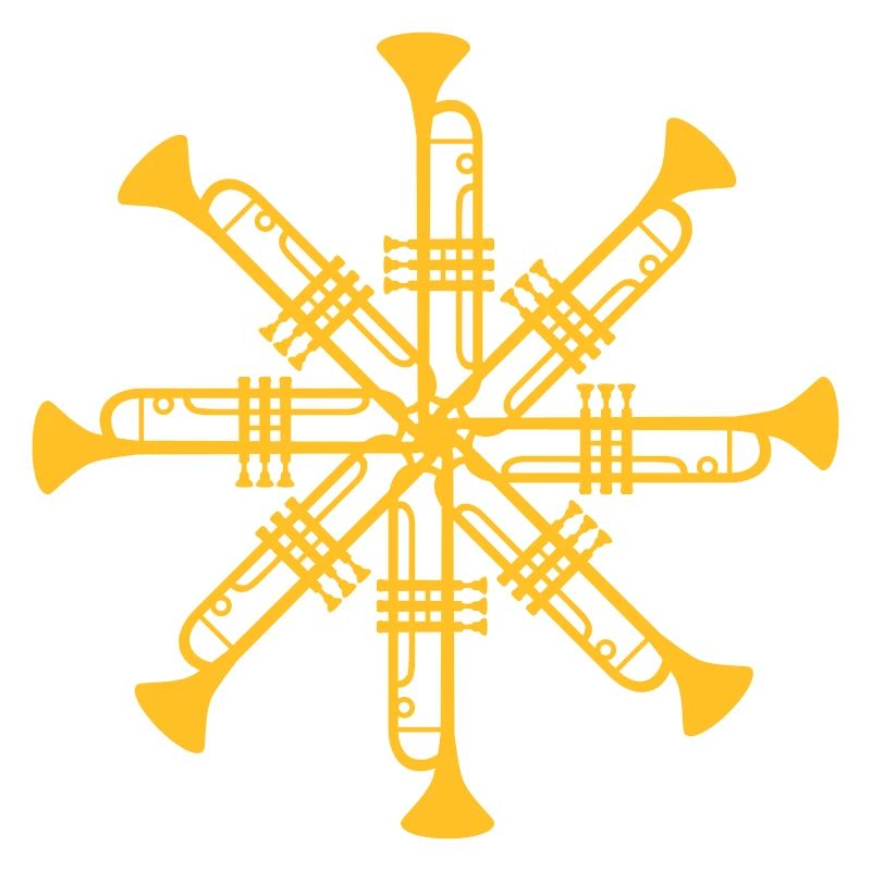 Decorative circle trumpets