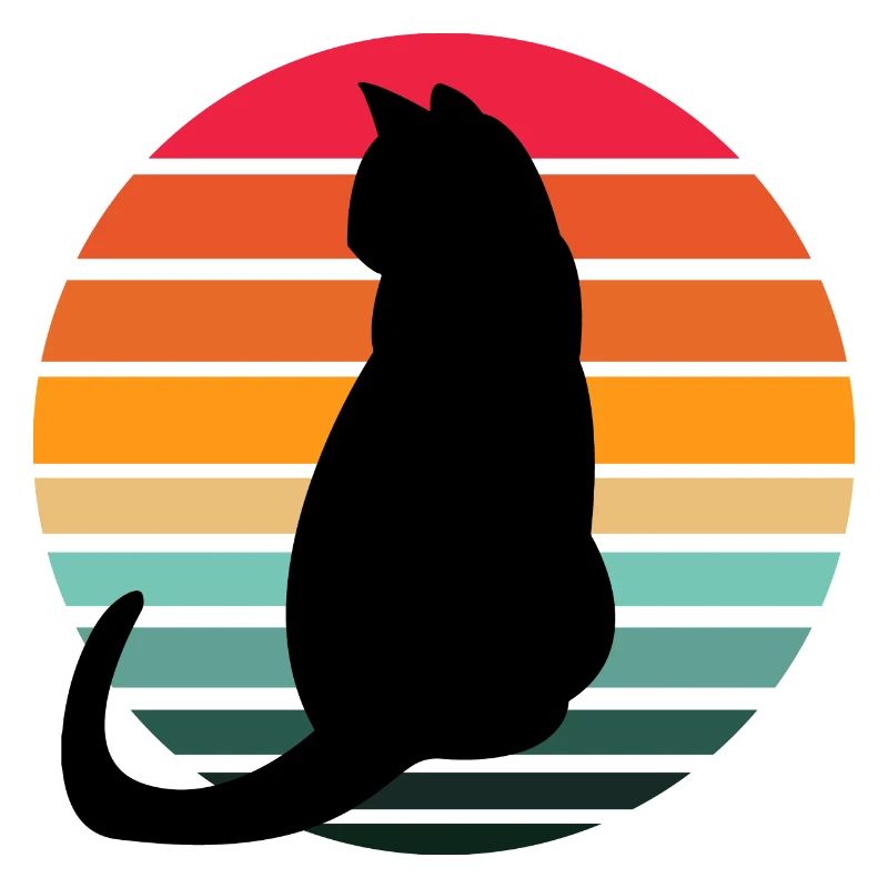 Katze Sunset
