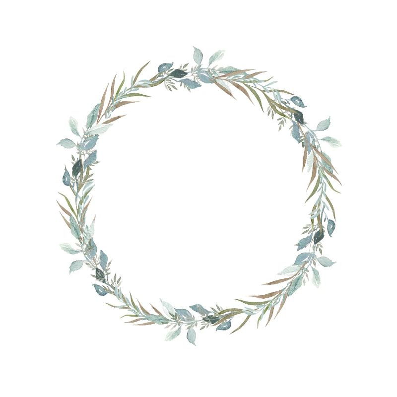 Eucalyptus wreath customizable