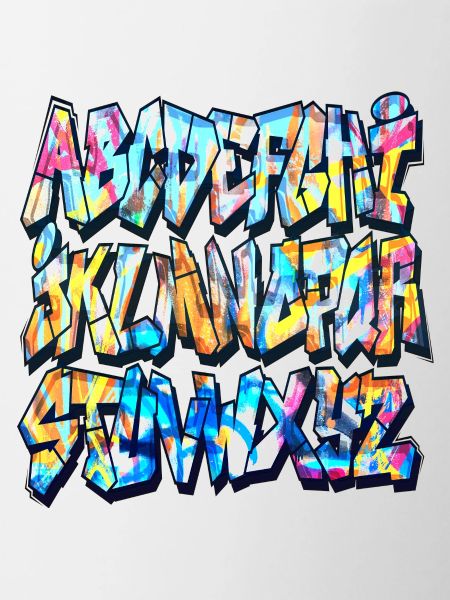 Alphabet graffiti