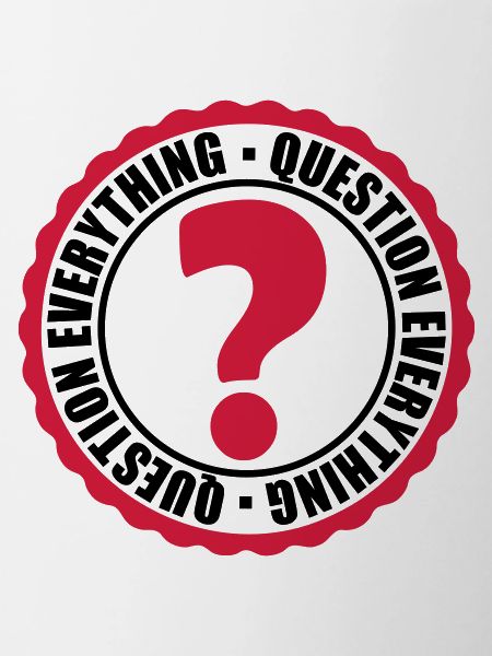 Question Everything Stamp