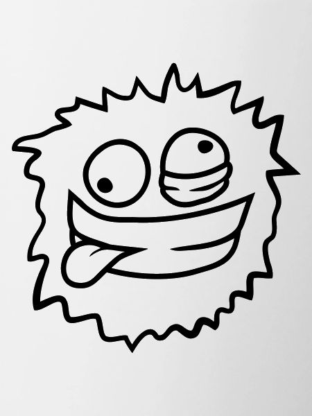 Face Hairy Monster