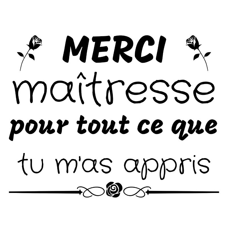 Merci maîtresse pourtout ce que tu m'as appris