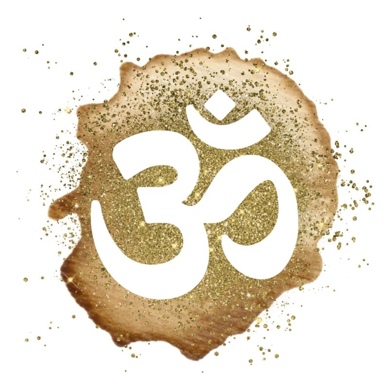 om sign gold earth elements
