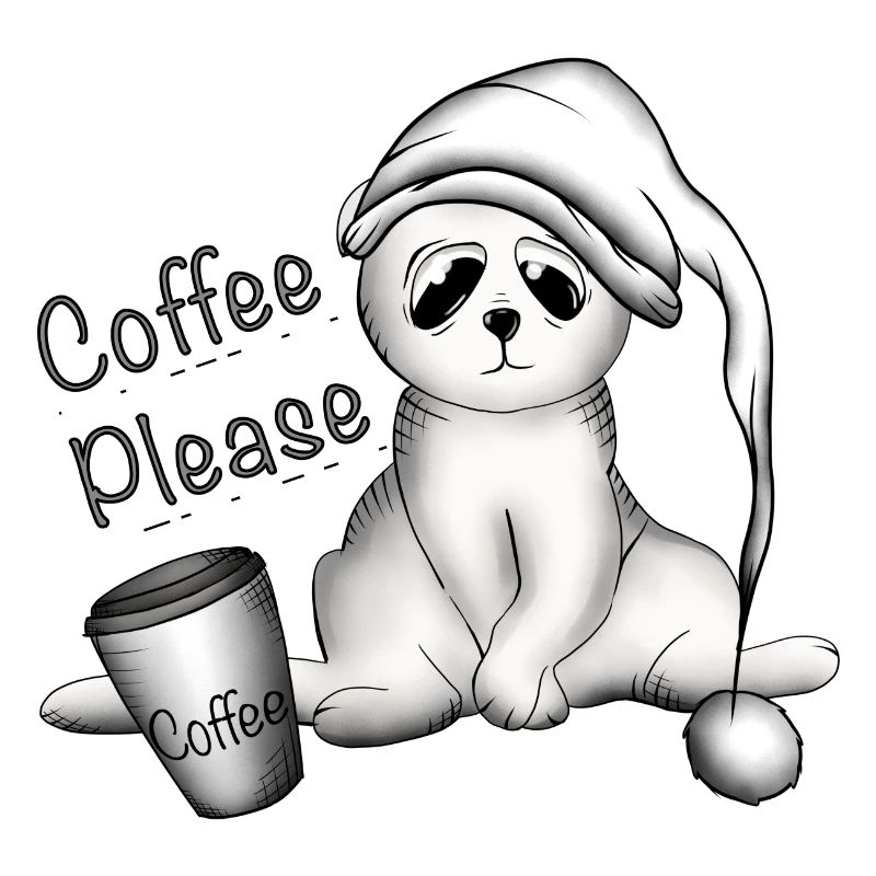 Coffee lazy animal