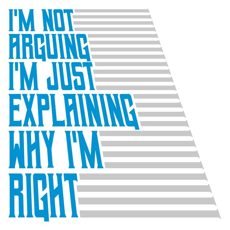I m not arguing
