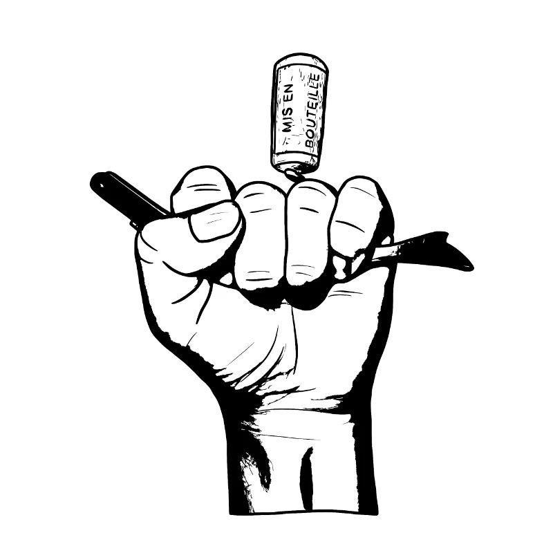 Bad boy with corkscrew