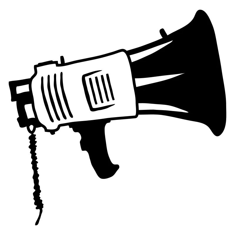 Megaphone Propaganda Symbol Speaker