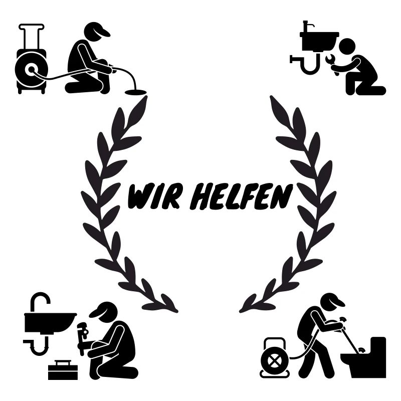 Klempner Wir Helfen weiss