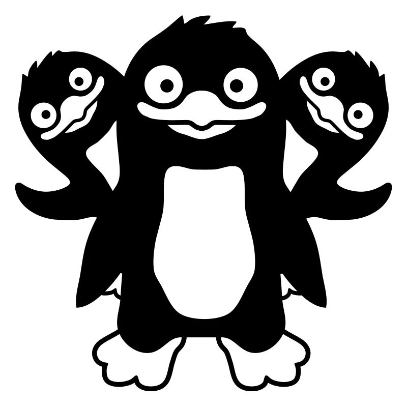 Amis 3 pingouins drôles
