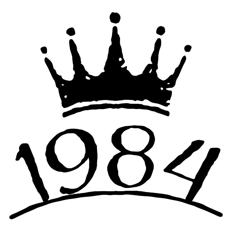 Krone 1984 Année de naissance Tshirt design