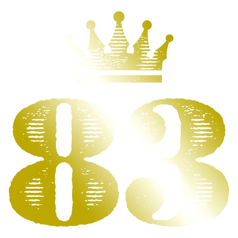 83 Numéro Couronne Or