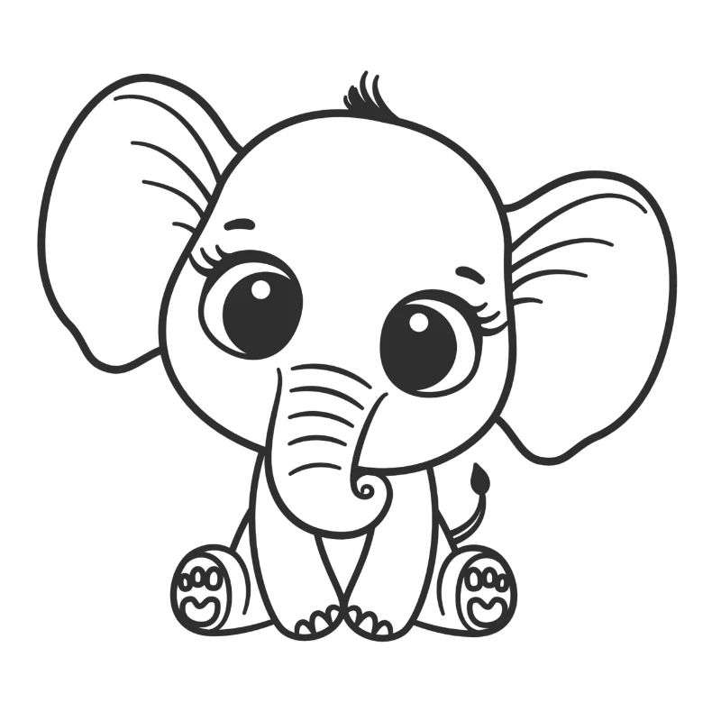 Süßer Elefant
