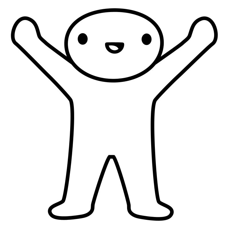 Design happy little man