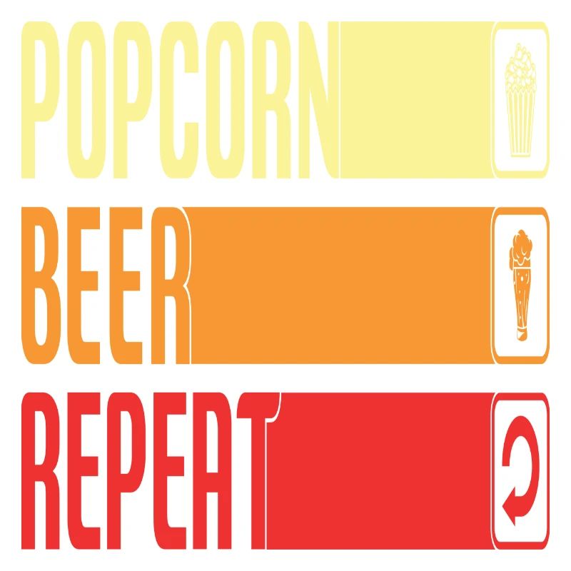 Répétition de la bière Popcorn